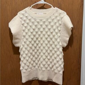 Ivory sweater top